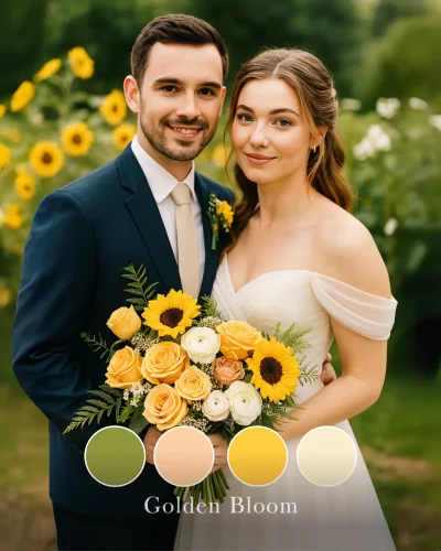 2026 Summer Wedding Colors: Golden Bloom