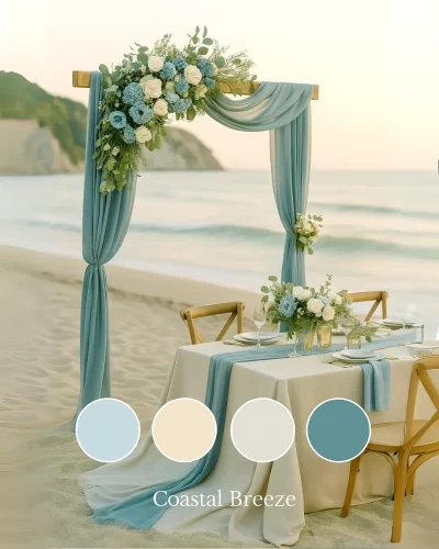 2026 Summer Wedding Colors: Coastal Breeze