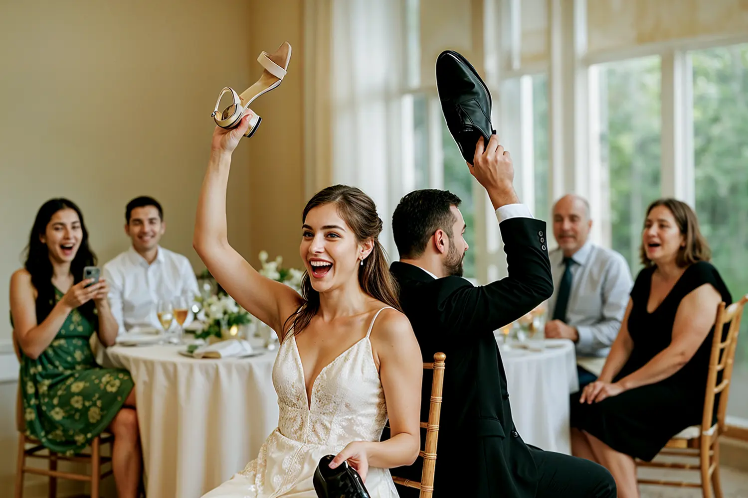 Cover of 9 Wedding Table Games to Get Guests Mingling and Laughing