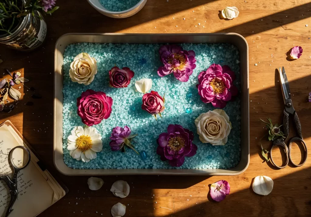 Flower preservation 101 silica gel