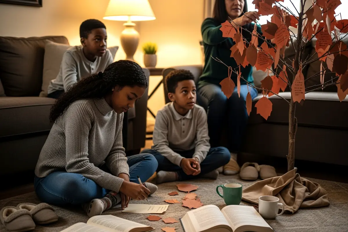 Holiday gratitude trees grow nurturing a season of appreciation