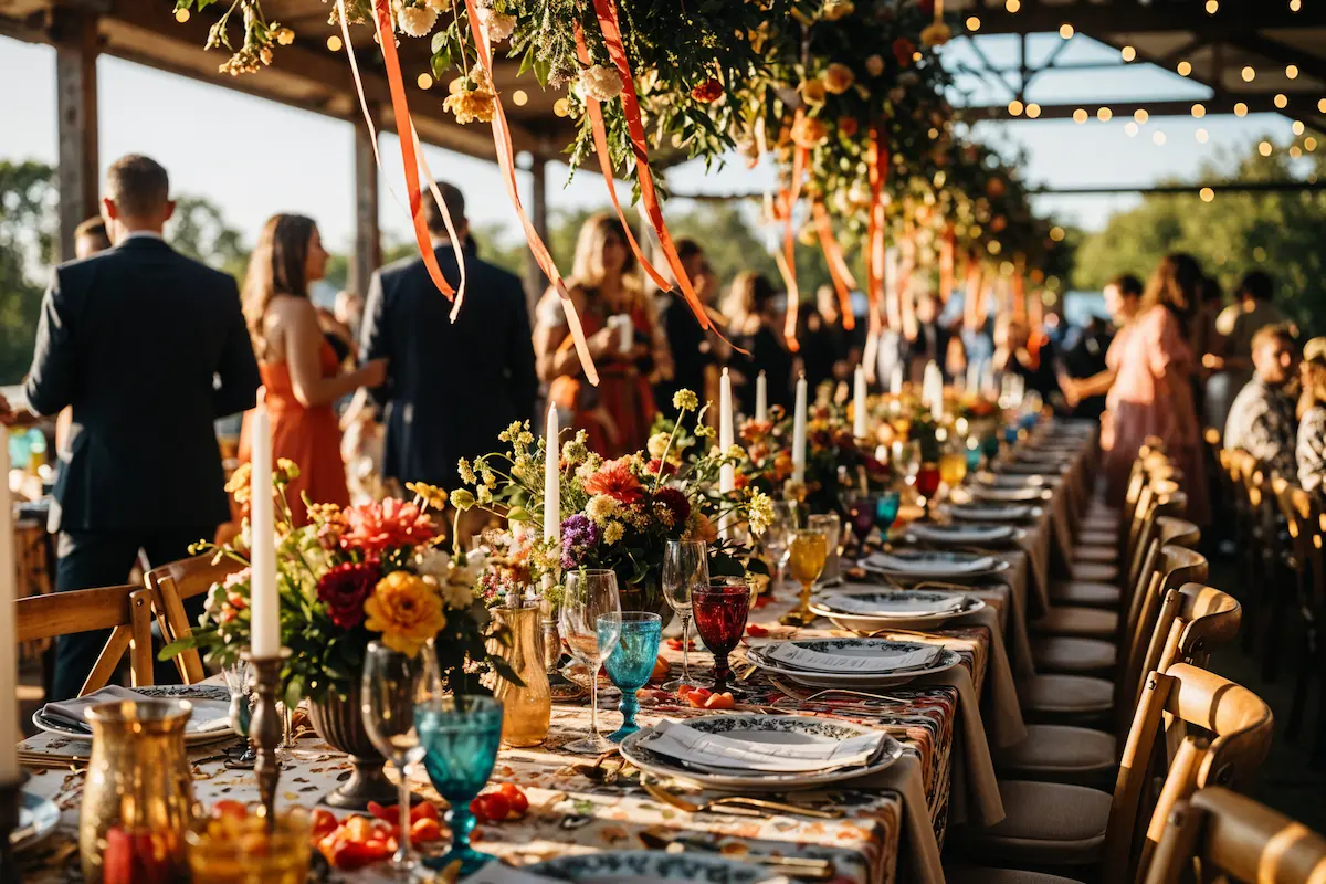 Maximalist wedding ideas