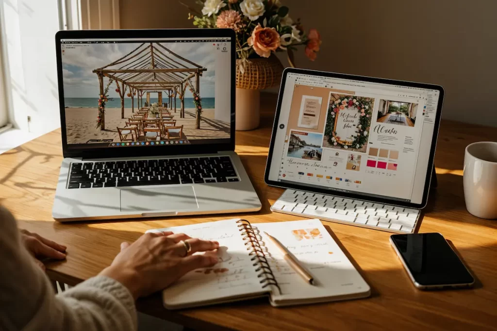 Plan your dream wedding long distance lean heavily on technology