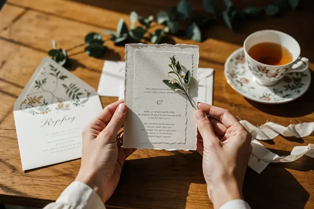 Small wedding invitation ideas big impact for 50 guests