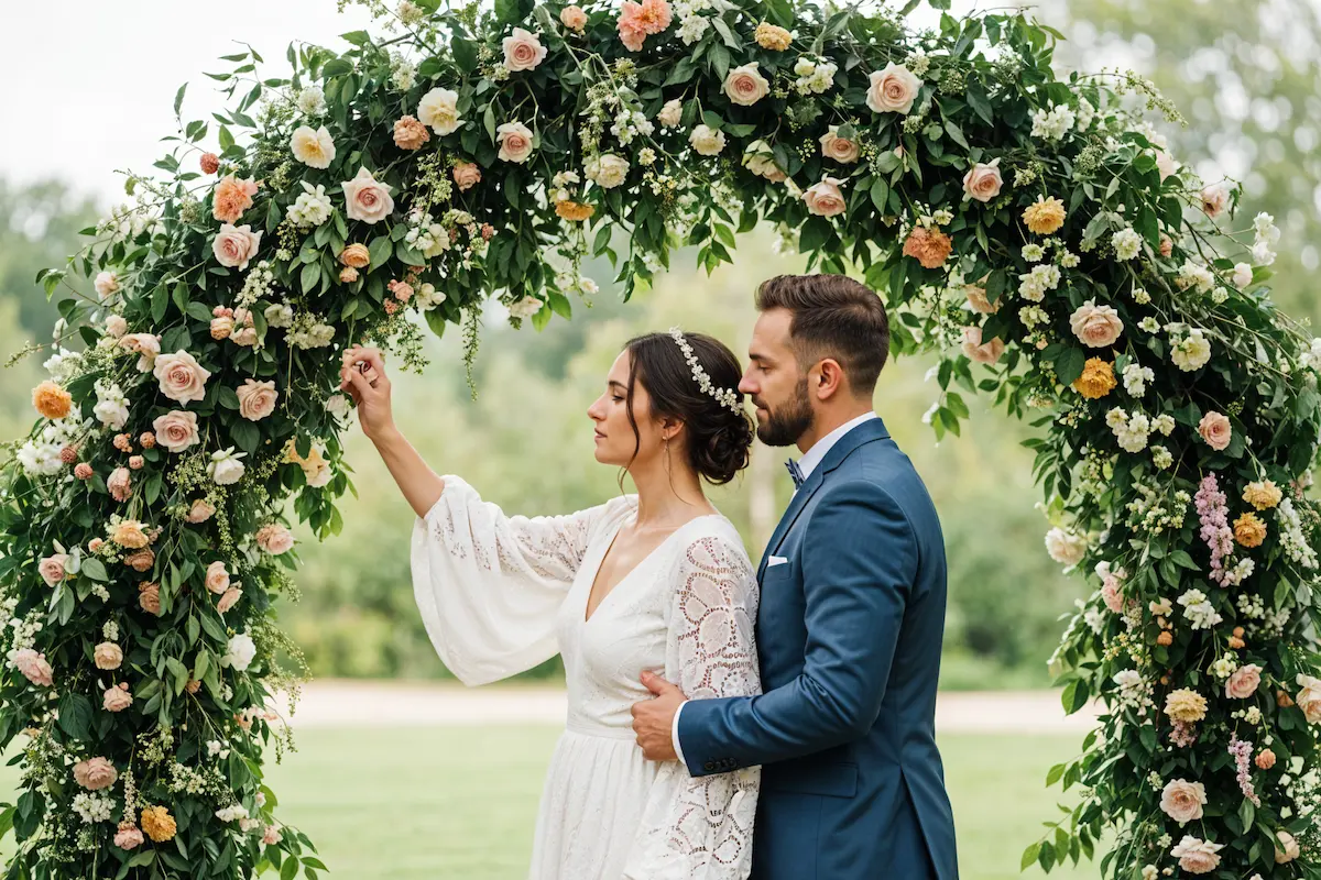 7 fresh floral backdrop ideas