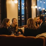 Create a wedding lounge area