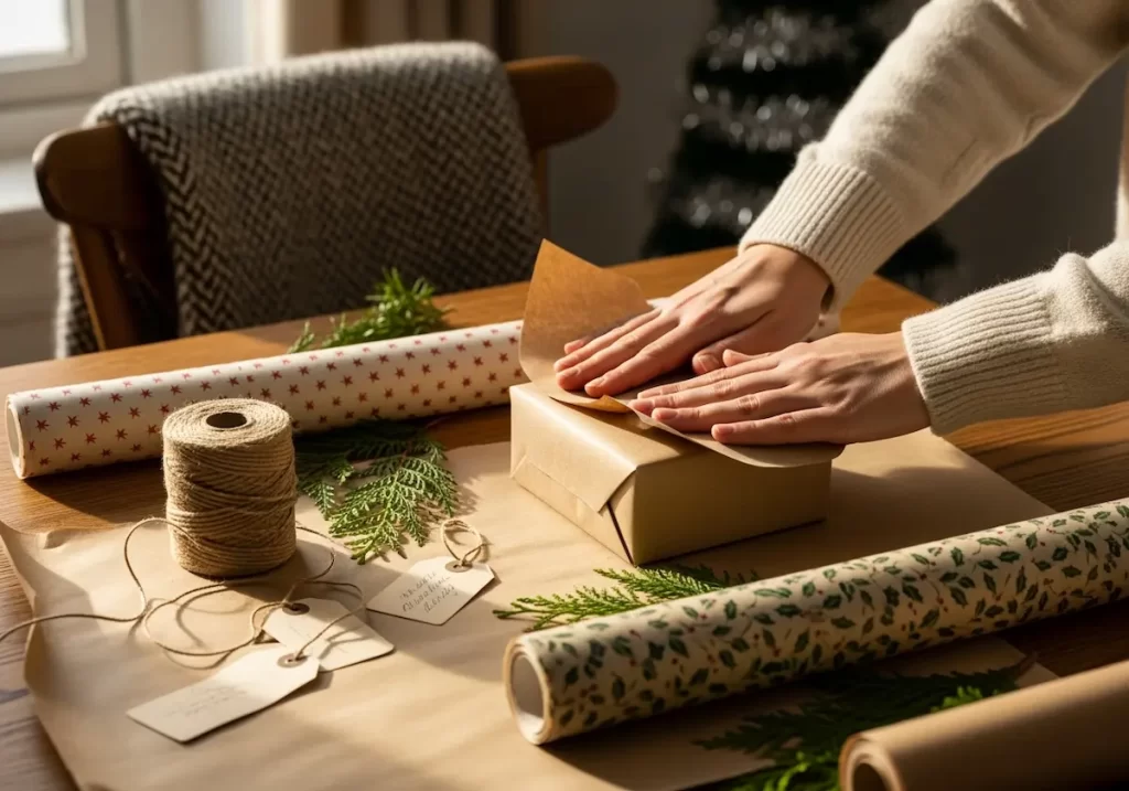 How to wrap gifts like its 1950 humble heartfelt paper
