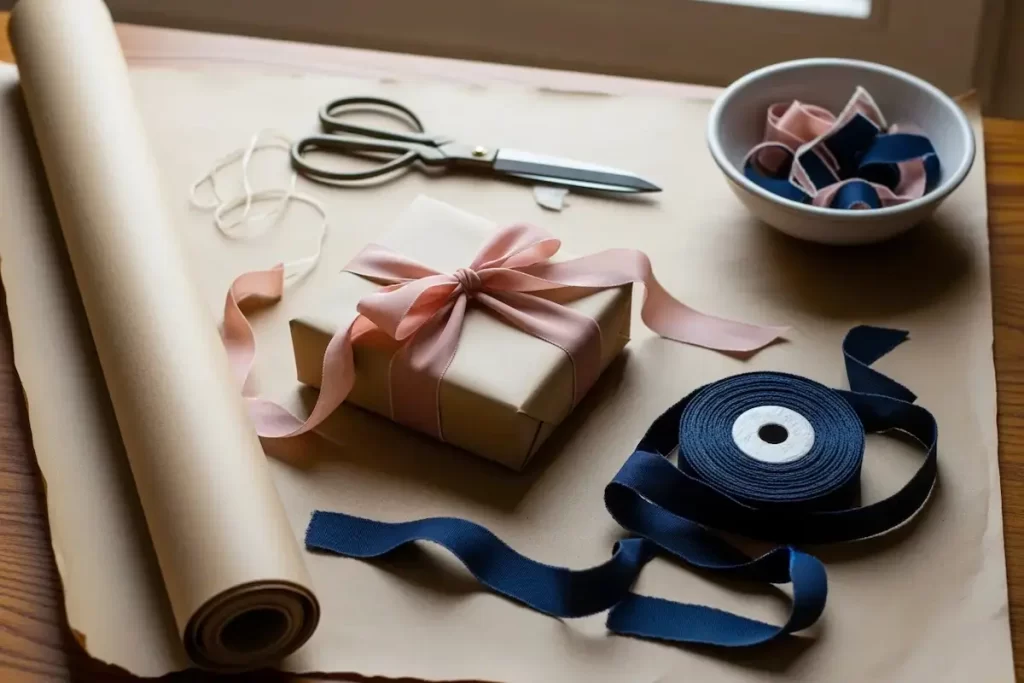 Minimalist holiday magic let the ribbon do the talking 1