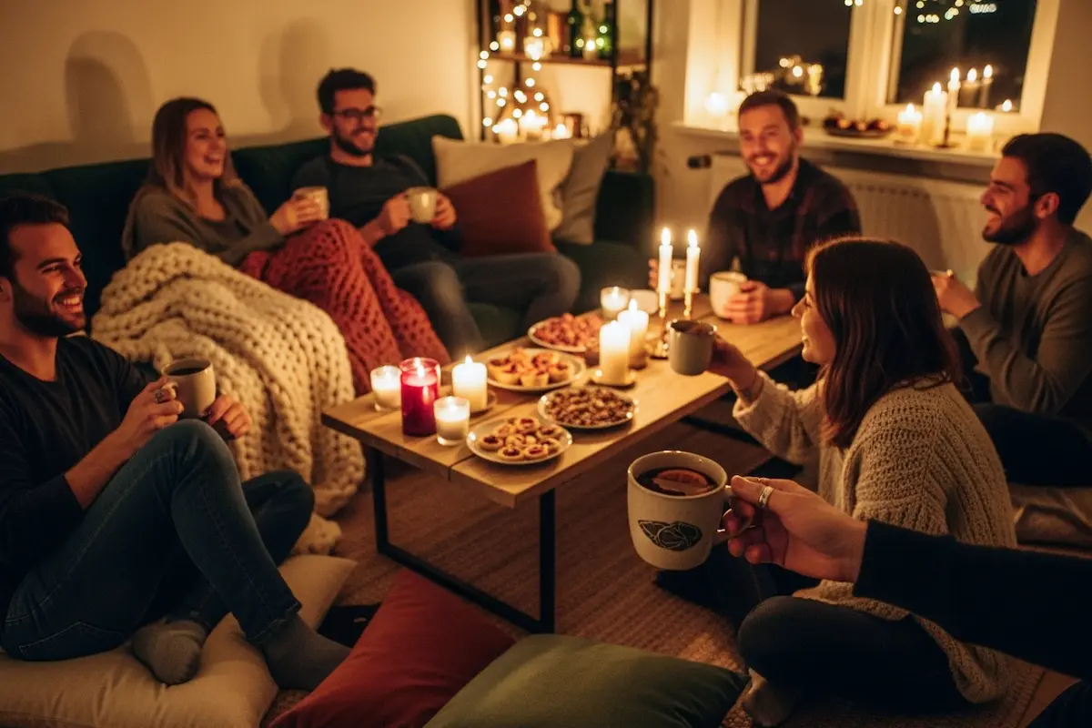 Winter solstice party ideas light warmth connection