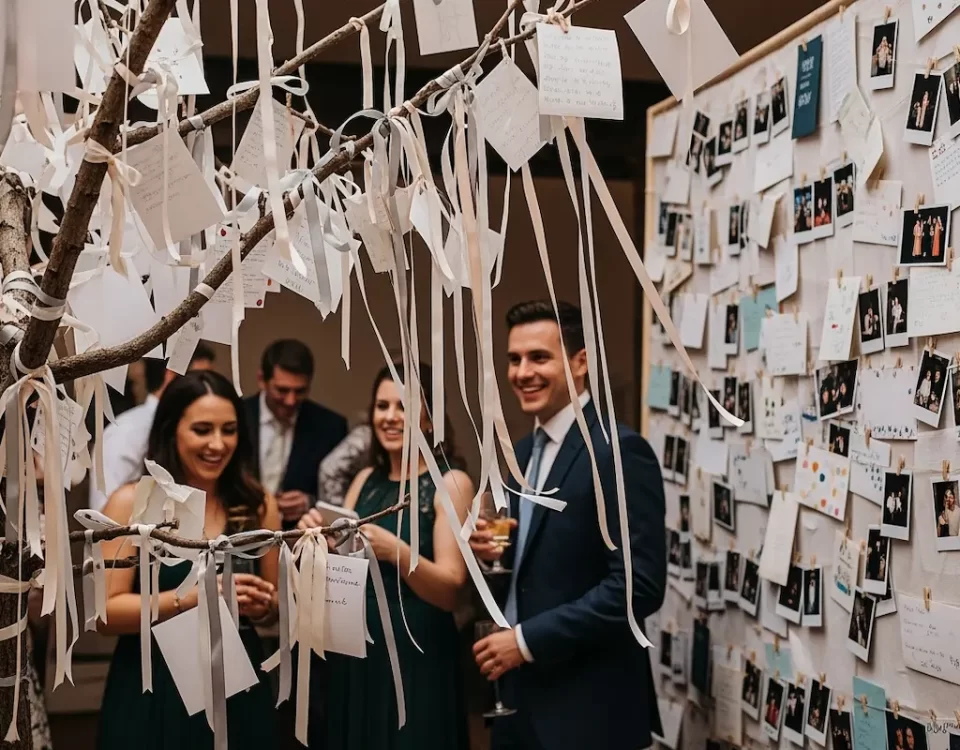 Unconventional wedding decor
