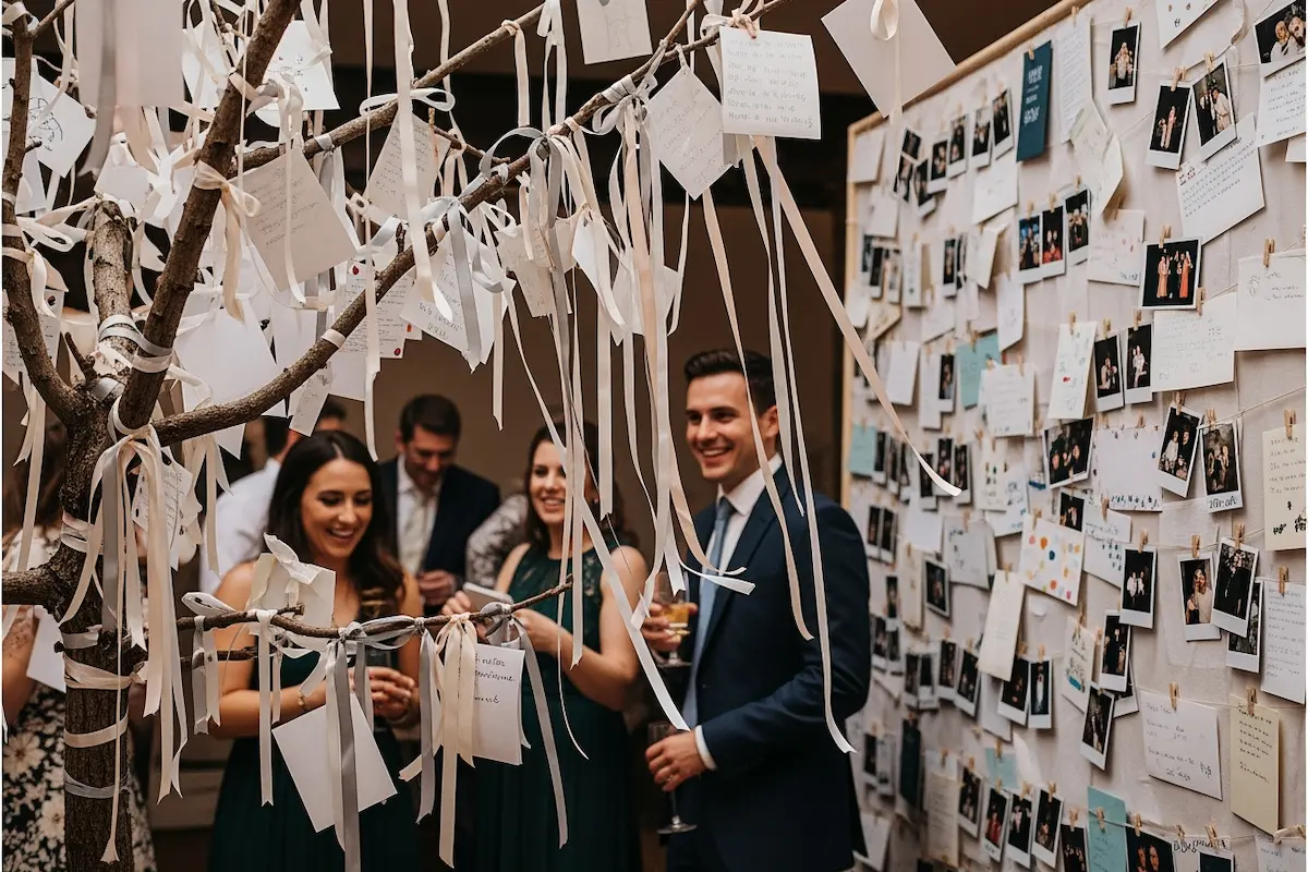 Unconventional wedding decor
